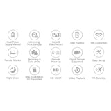 YS-Y4 1080P HD Solar Wifi Battery Camera, Support Motion Detection & Infrared Night Vision & SD Card(Max 32GB), YS-Y4