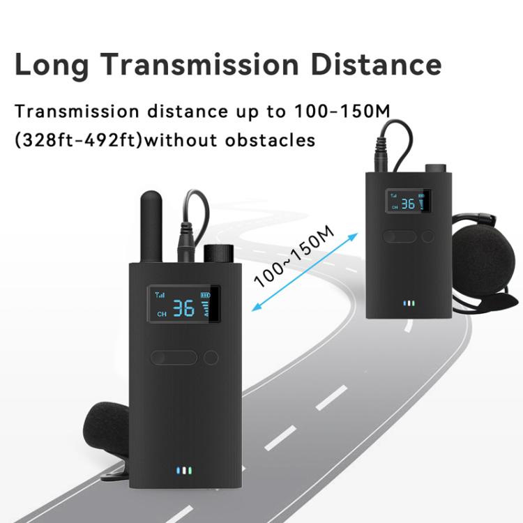 2.4G Wireless Office Conference Tour Guide Explainer One-Way One-To-Many Explainer Microphone, YWI22 Transmitter, YWI22 Receiver
