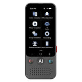 3.1-inch Screen Multilanguage AI Translator Device 139 Online/17 Offline Languages, Real-Time Voice/Photo/Text Translation, Z15W Z15W