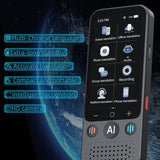 3.1-inch Screen Multilanguage AI Translator Device 139 Online/17 Offline Languages, Real-Time Voice/Photo/Text Translation, Z15W