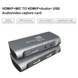 Z27 HDM Female + Mic to HDM Female USB 2.0 Video Audio Capture Box, Z27