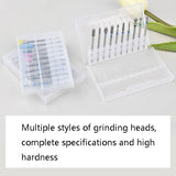 Tungsten Steel Alloy Nail Art Polished Head Set Grinding Machine Drain Brush Dead Polishing Tool, ZH01, ZH02, ZH03, ZH04, ZH05, ZH06, ZH07